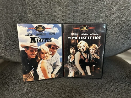 THE MISFITS + SOME LIKE IT HOT  Marilyn Monroe Clark Gable Jack Lemmon  DVD  USA