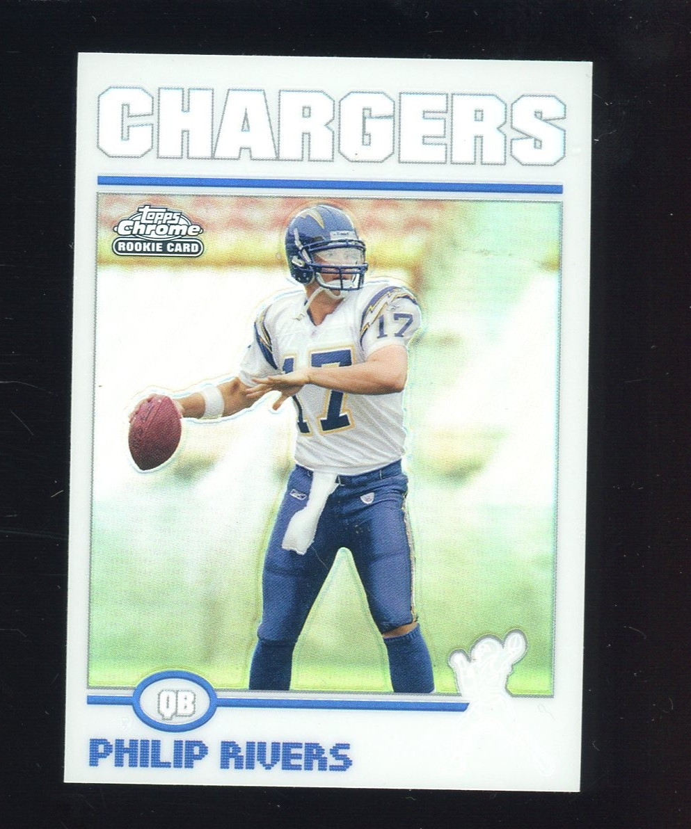 2004 Topps Chrome Refractor #230 Philip Rivers Chargers RC Rookie