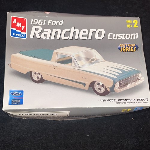 Ford Ranchero AMT Ertl 1/25 Scale 1961 Custom Plastic Model Kit | eBay