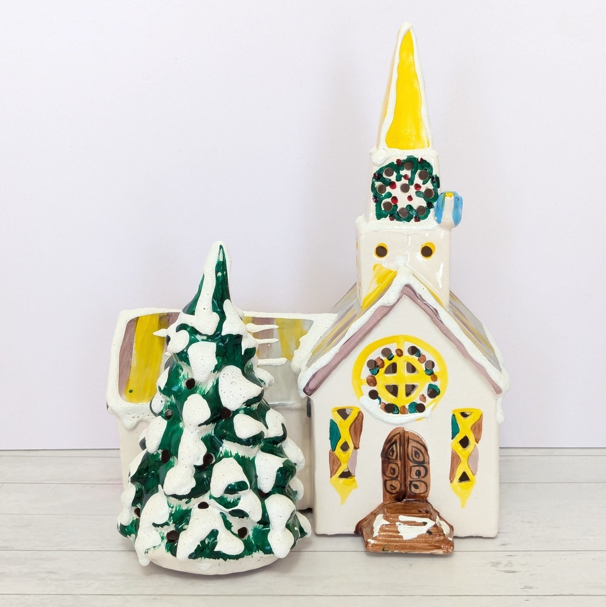 Dept 56 Original 1976 Steepled Church Snow Village 10