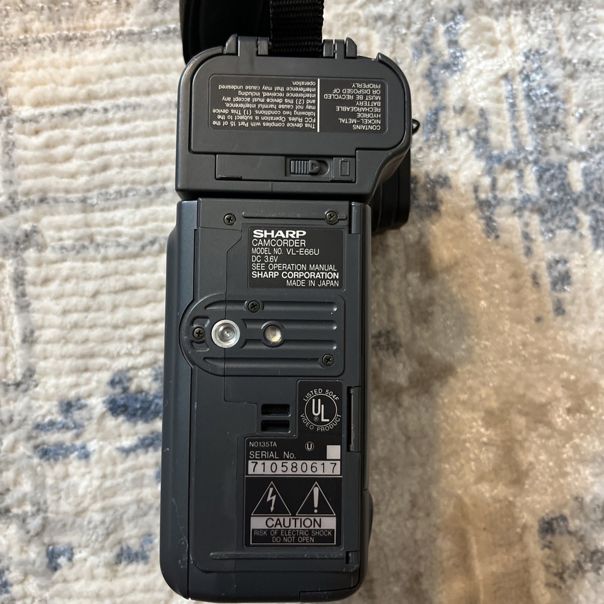SHARP VL-E66 Viewcam Camcorder Hi-Fi Monaural 8, UNTESTED | eBay