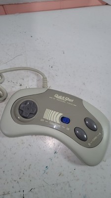 Quick Shot Gaming Controller Beige/Grey No. QS-191 - 15 pin Connector -Untested