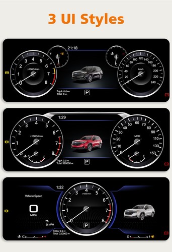 10.25"für Opel Astra H 2004-2010 Zafira B 2005-2014 Digital instrument Cluster - Photo 7/12