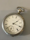 Works! Vintage Antique 1886 Illinois Pocket Watch Mod 1 Gr 2 18s 11j