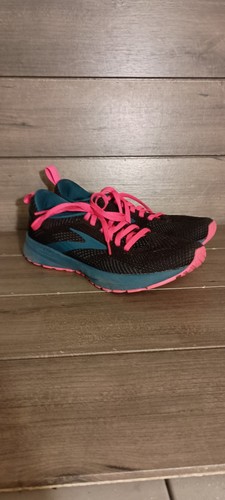 Brooks Revel 5 Damen-Laufschuhe Größe 6 schwarz blau pink