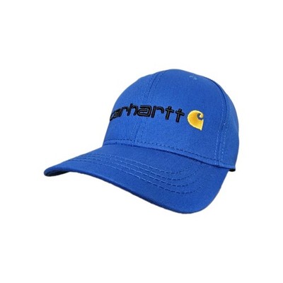 Carhartt WIP Canvas Cap Deadstock Adjustable Workwear USA Blue One Size #bnwot
