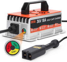 36 Volt 18AMP Golf Cart Battery Charger for EZGO TXT Golf Carts with D-Style Plu