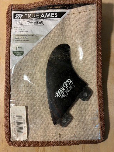 True Ames x Stussy SDBL Hitch Hiker Surfboard Fin FCS