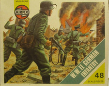 Airfix WW II German Infantry 1/72 ohne ovp (48 Stck)