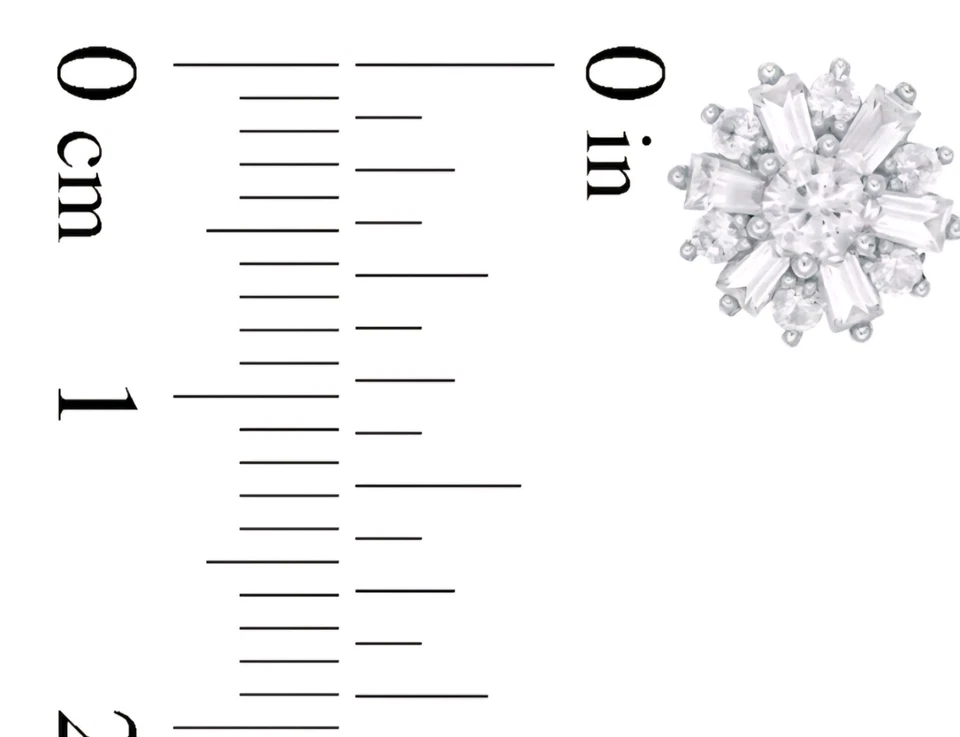 Juego de aretes y colgantes de zafiro Starburst en plata de ley Foto 4 de 4
