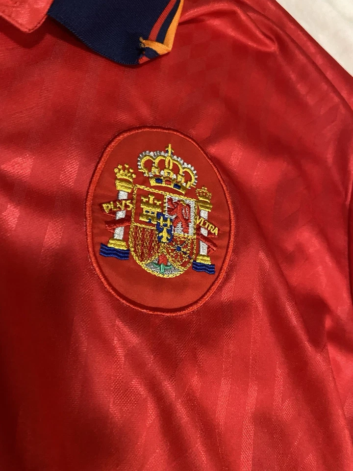 Camiseta vintage Adidas Selección España Fútbol/Fútbol Copa Mundial FIFA 1994 Foto 2 de 4