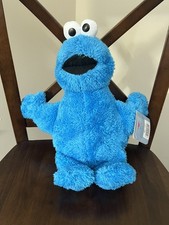 Kohls Cares Cookie Monster Sesame Street 15" Plush Blue Stuffed Animal NEW
