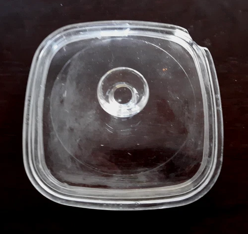 Petite Pan Glass Lid P-41-GC for Corning Ware P-41-B & P-43-B Casseroles (CHIP)