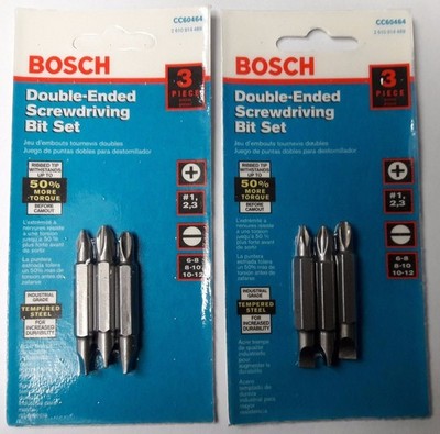 Bosch CC60464 Double-End Bits 2'' Phillips Straight USA 2-3 Packs