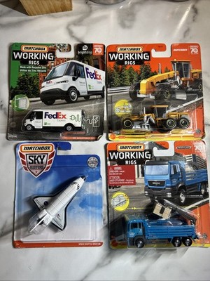 Matchbox Working Rigs & Sky Buster Space Shuttle Orbiter Lot of 4 New In Package
