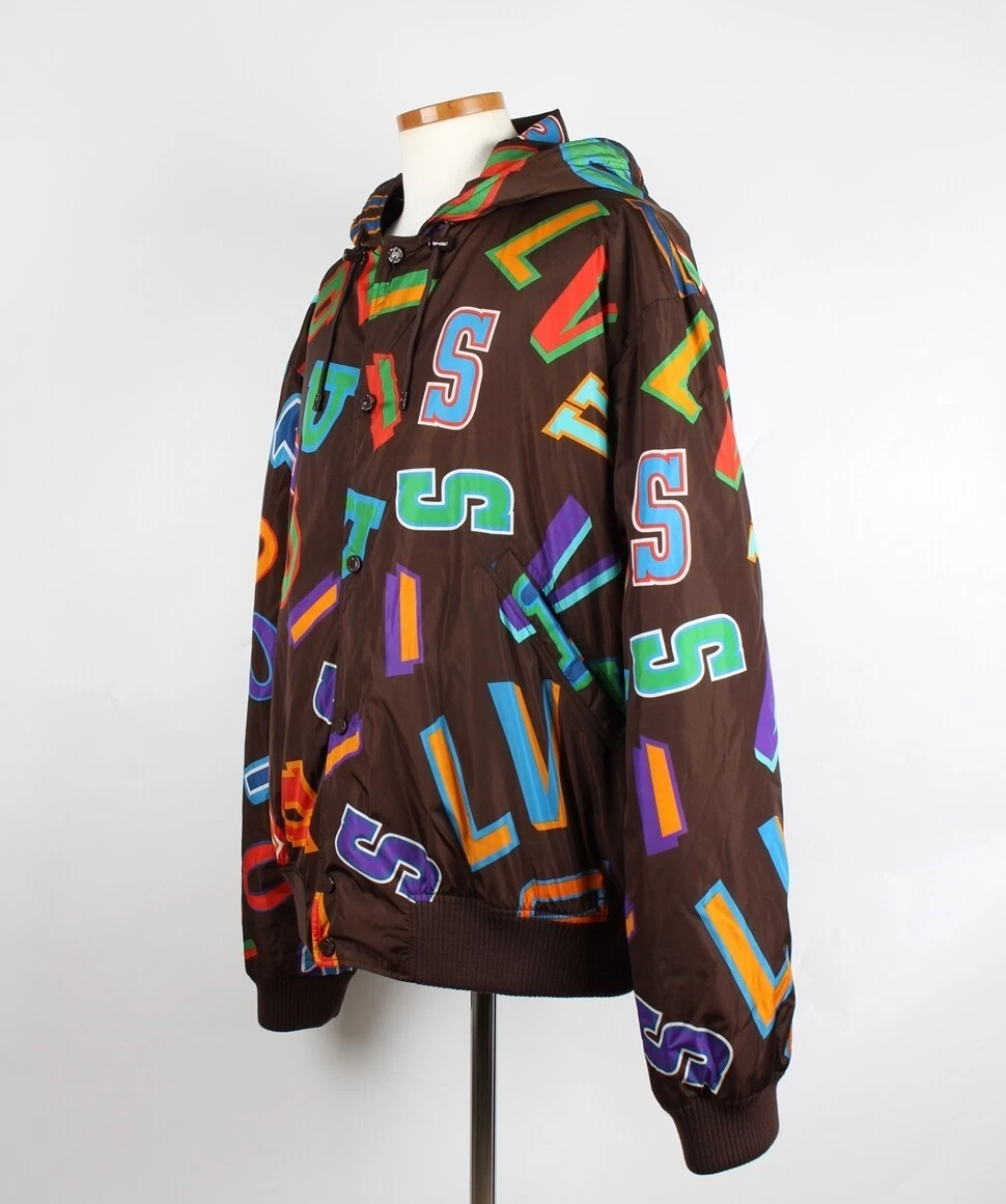 LOUIS VUITTON（LV） Louis Vuitton NBA Letters giacca a vento con cappuccio blusa 54 51244503