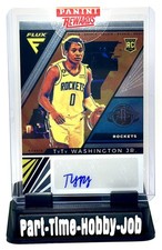 TyTy Washington Jr. - 2022-23 Flux Rookie Signatures #FRS-TYW Houston Rockets￼
