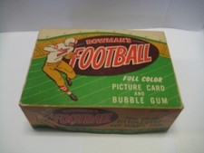 1954 BOWMAN FOOTBALL VERY RARE EMPTY BOX REAL NICE CONDITION FREE INSURED SHIP!