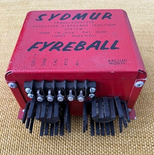 SYDMUR FYREBALL RACING Porsche 356 911 CDI BOX capacitor discharge ignition Red - Picture 6 of 6