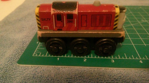Tren salado de madera Thomas&Friends #2991 vintage, VEA LAS FOTOS. - Imagen 2 de 9