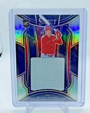 2021 Panini Select Baseball Mickey Moniak Jumbo Patch Silver Prizm RC /250