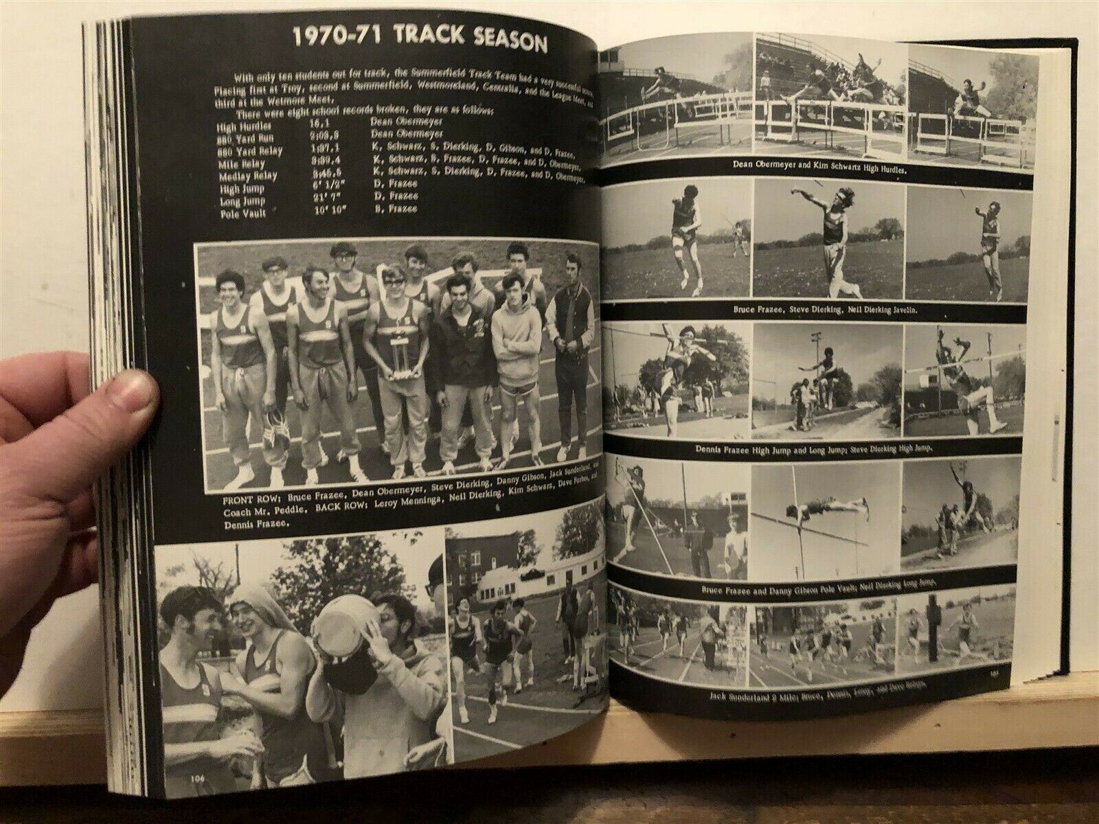 1971 Bern Summerfield Axtell USD 488 High School Annual Yearbook Kansas