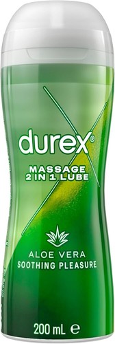 Durex Play Aloe Vera 2 in 1 Massage Gel 200ml Intimate Lube - Picture 2 of 9