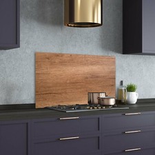 Tulup Kitchen Glass Splashback 100x70 Wooden background