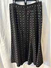 Christopher Banks Blue Floral Button Down Maxi Skirt Size 10 Cottage Core Boho