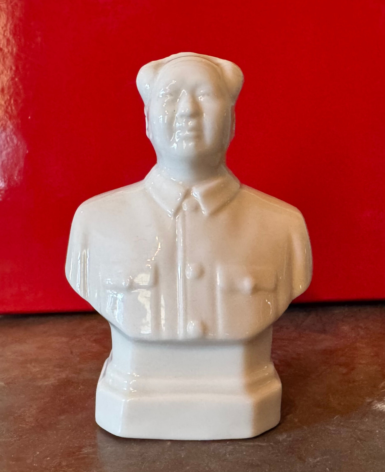 THE Perfect Gift! Miniature Ceramic Chairman Mao Bust!