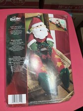 Bucilla Santa Door Draft Felt Kit Home Decor 2008 NIP 39  x12   HD86114 Holidays