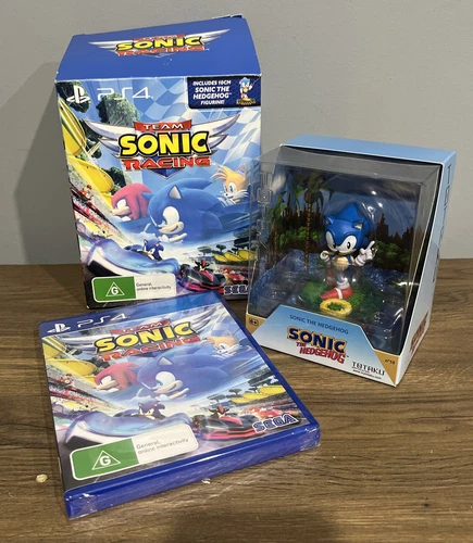 Team Sonic Racing Collectors Edition Sony PS4 Game & Totaku Figure (sealed) SEGA - Picture 7 of 14