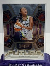 2024 Panini Select WNBA #8 Jaelyn Brown Dallas Wings Select Future Silver Prizms