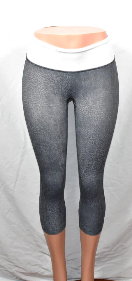 Leggings PRISMSPORT Mujer Gris y Blanco Talla XS Foto 3 de 4