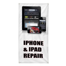 Vertical Vinyl Banner Multiple Sizes Iphone and Ipad Repair Retail Outdoor