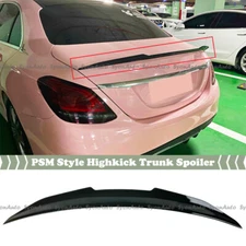 FITS 2017-2020 MERCEDES BENZ W213 E-CLASS GLOSSY BLACK PSM STYLE TRUNK SPOILER