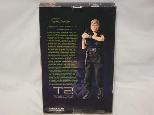 NEW (Read) Terminator 2 T2 Judgement Day Sarah Connor Sideshow Exclusive Figure - Picture 13 of 22