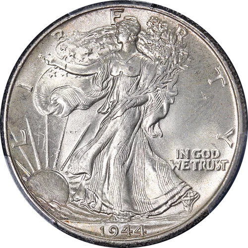 1944-P Walking Liberty Half PCGS MS66+ Nice Eye Appeal Strong Strike