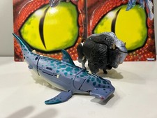 Transformers Beast Wars lot of Bonecrusher and Cybershark
