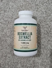 Double Wood Boswellia Serrata Extract - 240 Capsules Supplement for Joint Health