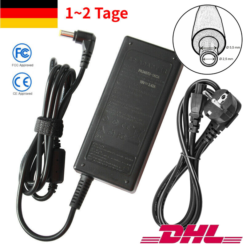 65W Laptop Netzteil Ladegerät für Medion FSP065-AAC FSP065-ASC-REB-RHC WIM2160