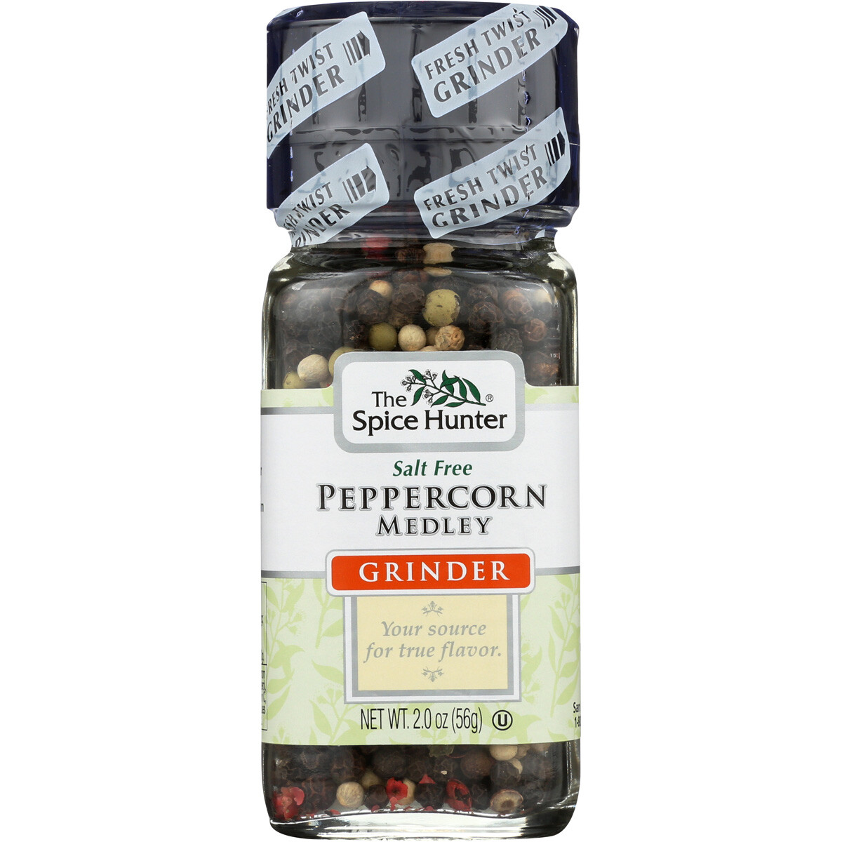 The Spice Hunter Peppercorn Medley Grinder Salt 2.00 oz for sale