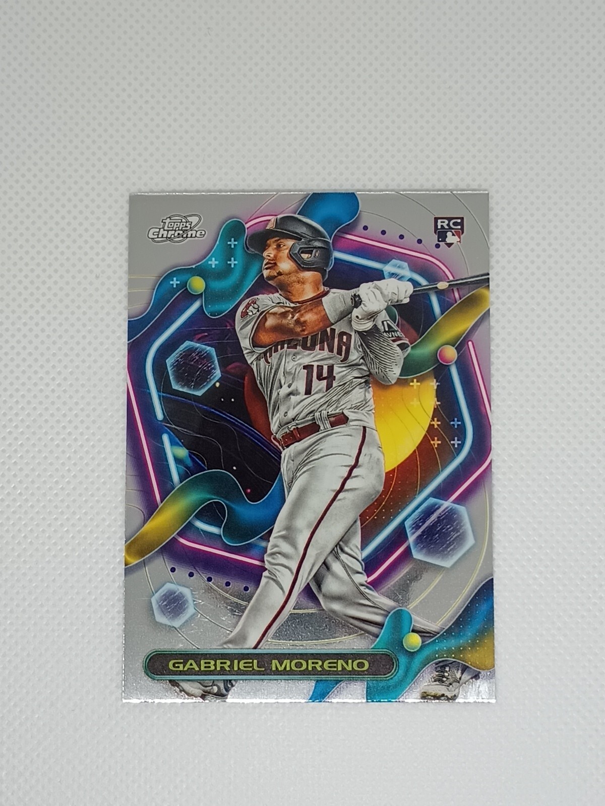 2023 GABRIEL MORENO TOPPS CHROME COSMIC #14 ROOKIE RC CARD ARIZONA DIAMONDBACKS
