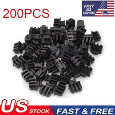 200PCS SFP SFP+ Dust Cover Port Protector PVC for Switch/network cards/Router