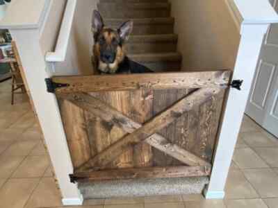 Half Door Baby Gate Barn Door Gates Handmade Farmhouse Baby Gate