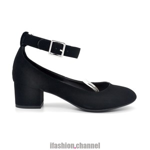 Women Round Toe Mary Jane Low Heel Ankle Strap Causal Nubuck Pu Peanut Size 7.5 | eBay