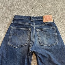 Vintage 1960  s Levis Big E 503BXX Selvedge Denim Jeans 26  Waist Hidden Rivets