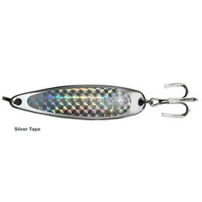 3oz Fishing Spoons Jig Treble Hook Holographic Laser casting crocodile bait New