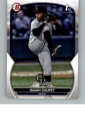2023 Bowman Draft Isaiah Coupet BD-37 Colorado Rockies