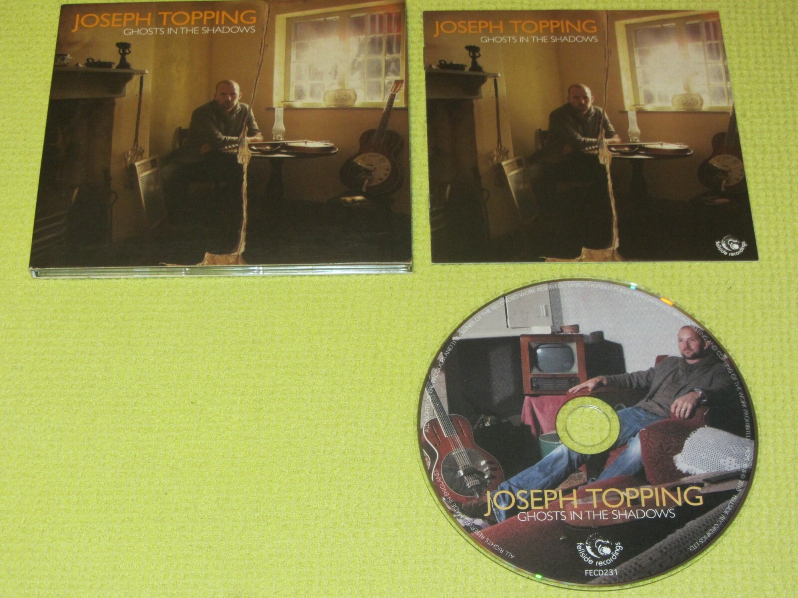 Joseph Topping Ghosts In The Shadows CD Album British Folk Fellside Recordings